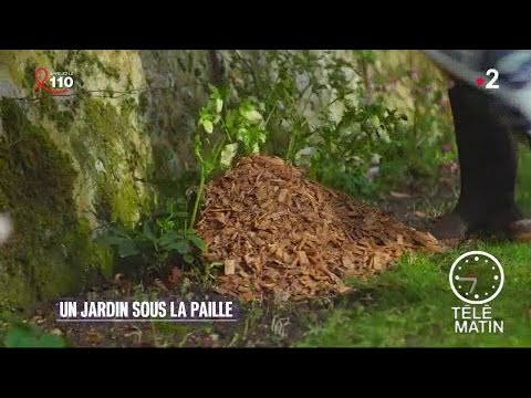 Jardin - Un jardin sous la paille