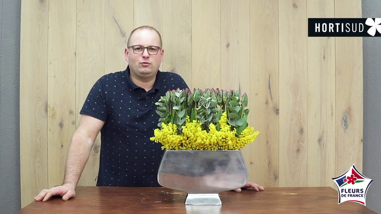 Bonjour les fleuristes ! Invictus, une coupe hivernale lumineuse par Stéphane Chanteloube.
