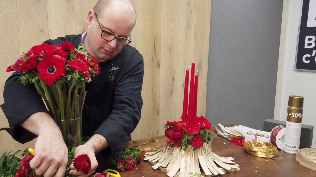 Bonjour les fleuristes ! "Chandelles", par Stéphane Chanteloube, Meilleur Ouvrier de France