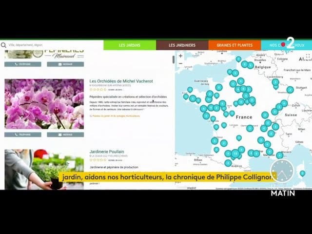 Télé Matin - France 2 - Jardin, aidons nos horticulteurs